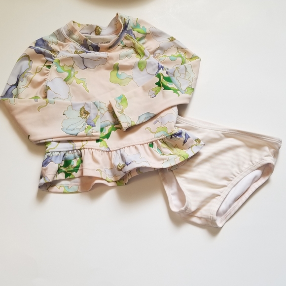 Janie and Jack Other - Jack and Janie rash guard set 12-18 months